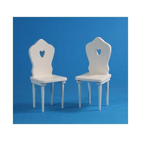 sillas de los 80 lacadas en blanco