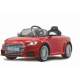 Coche con bateria y mando para padres Rideon Audi TTS Roadster red 2,4GHz Jamara