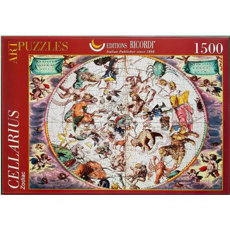 Puzzle 1500 piezas, Zodiac, Andreas Cellarius - Ricordi