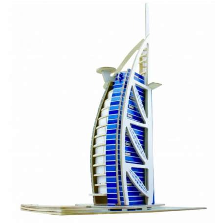 Puzzle 3D. Torre de Dubai en madera - Cebekit