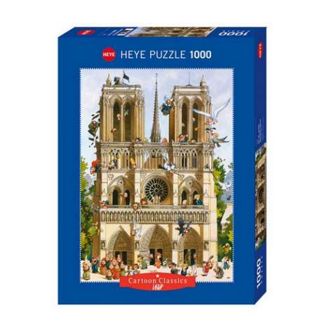 Puzzle ¡Vive Notre Dame! 1000 piezas - Heye