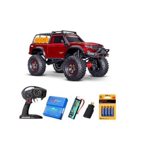 Pack TRX-4 SPORT 1/10 (Brushed) Rojo + 4 Accesorios - Traxxas